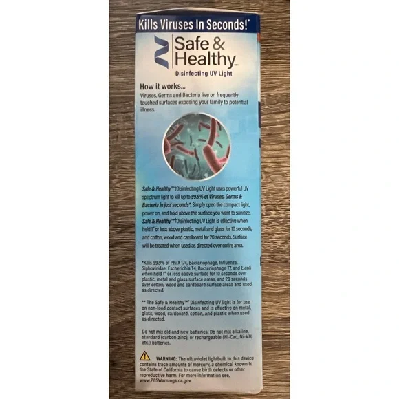 ๐ค As Seen On TV Safe & Healthy Disinfecting UV Light - Picture 3 of 6